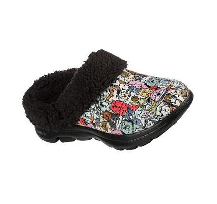 Dámské Mokasíny Skechers Foamies: GO WALK 5 - Dogs for Life Černé Viacfarebný | CZ_I146K
