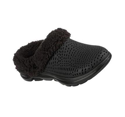 Dámské Mokasíny Skechers Foamies: GO WALK 5 Podšité - Relax Černé | CZ_I246A