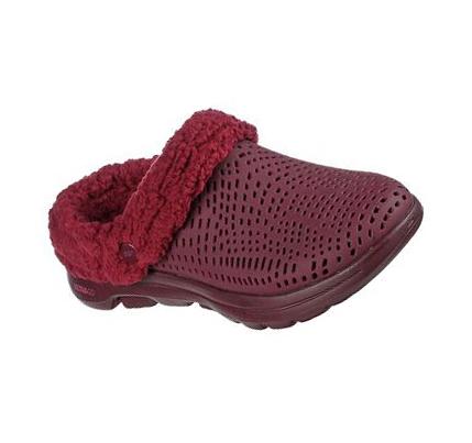Dámské Mokasíny Skechers Foamies: GO WALK 5 Podšité - Relax Vínové | CZ_I271D