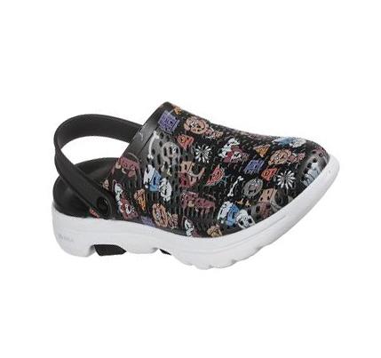 Dámské Mokasíny Skechers Foamies: GO WALK 5 - Pup Life Černé | CZ_I771P