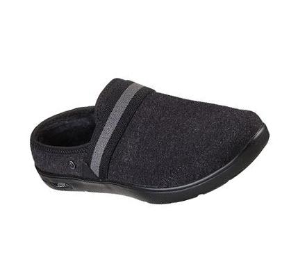 Dámské Mokasíny Skechers GO Lounge: Arch Fit Lounge - Comfy Černé Šedé | CZ_A729Q