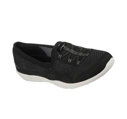 Dámské Mokasíny Skechers Newbury St - Be Adventurous Černé Bílé | CZ_A188W