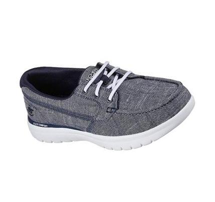 Dámské Mokasíny Skechers On the GO Flex - Ashore Tmavě Blankyt | CZ_5474L