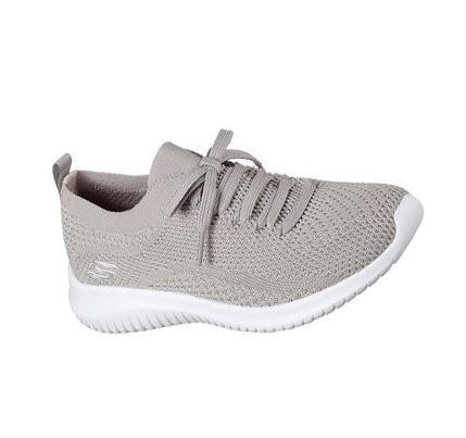 Dámské Mokasíny Skechers Ultra Flex - Statements Šedé Hnědé | CZ_7719D
