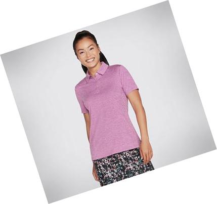 Dámské Polo Triko Skechers Apparel Diamond Blissful Club Fialové | CZ_4409B