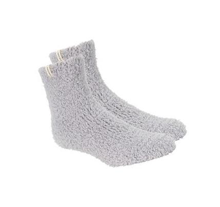 Dámské Ponožky Skechers GO LOUNGE Furry Crew - 2 Pack Šedé | CZ_34590