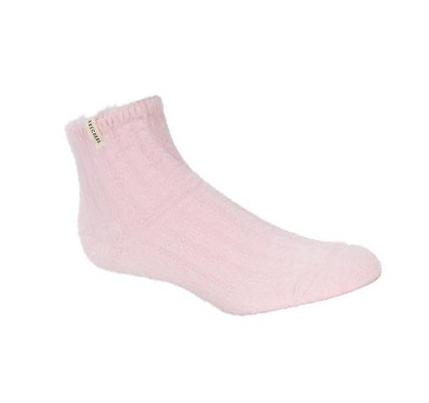Dámské Ponožky Skechers GO Lounge Mid High Fuzzy - 2 Pack Růžové | CZ_3434K
