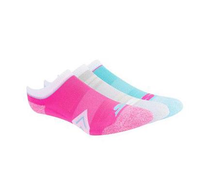 Dámské Ponožky Skechers Marled Cushion Liner - 3 Pack Růžové | CZ_3222A