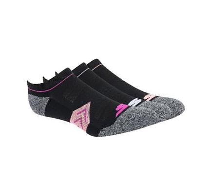 Dámské Ponožky Skechers Marled Cushion Liner - 3 Pack Černé | CZ_3244R