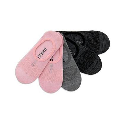 Dámské Ponožky Skechers Microfiber Liner - 5 Pack Růžové | CZ_3269E