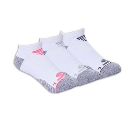 Dámské Ponožky Skechers No Show Microfiber - 3 Pack Bílé | CZ_3134L