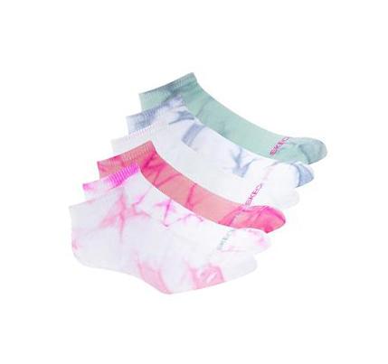 Dámské Ponožky Skechers Tie-Dye Low Cut - 6 Pack Viacfarebný | CZ_3194B