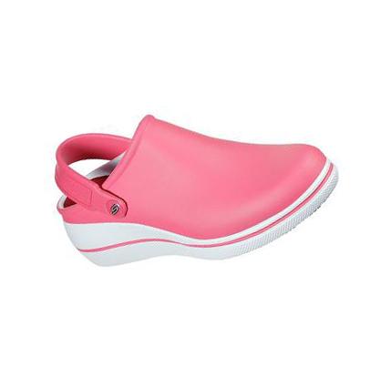 Dámské Pracovní Obuv Skechers Amreli Růžové Bílé | CZ_48213