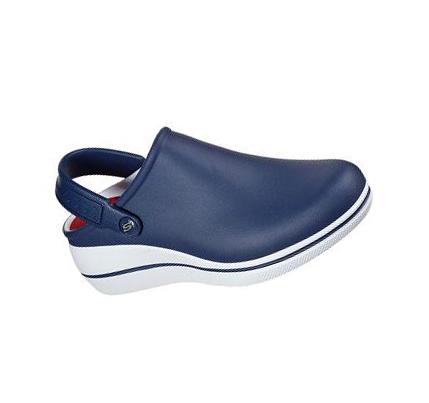 Dámské Pracovní Obuv Skechers Amreli Tmavě Blankyt Bílé | CZ_47960