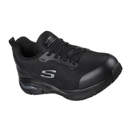 Dámské Pracovní Obuv Skechers Arch Fit SR - Evzan Černé | CZ_3946R