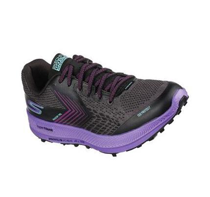 Dámské Trailové Běžecké Boty Skechers GOrun Razor Trailové Černé Fialové | CZ_7234L