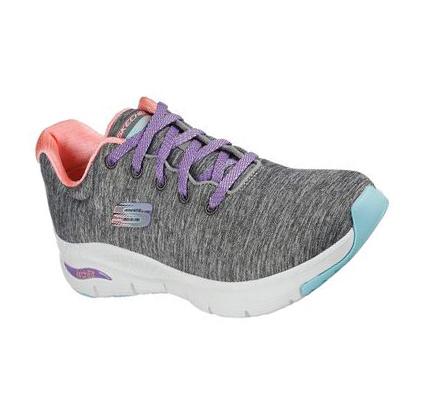 Dámské Trekové Boty Skechers Arch Fit - Pillow Walker Šedé Viacfarebný | CZ_4573D
