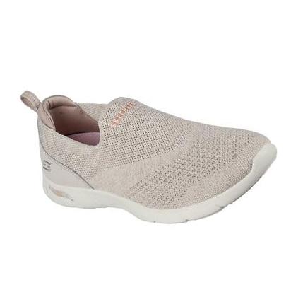 Dámské Trekové Boty Skechers Arch Fit Refine - Don't Go Béžový | CZ_4274S