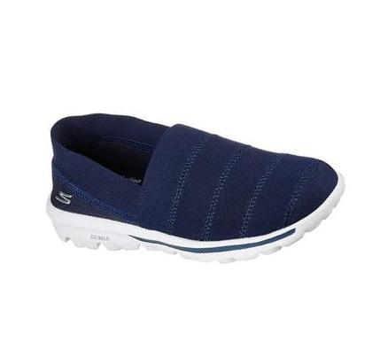 Dámské Trekové Boty Skechers GO WALK Classic - Gracious Joy Tmavě Blankyt | CZ_I688A