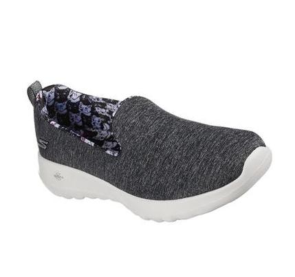 Dámské Trekové Boty Skechers GO WALK Joy - Bella Yorkie Černé Bílé | CZ_5063E