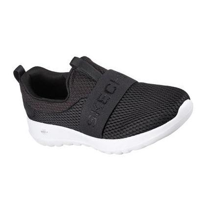 Dámské Trekové Boty Skechers GO WALK Joy - Light Smile Černé Bílé | CZ_5113D