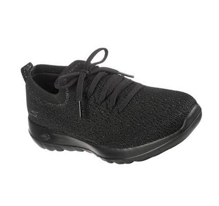 Dámské Trekové Boty Skechers GO WALK Joy - Sparkling Moves Černé | CZ_5138C