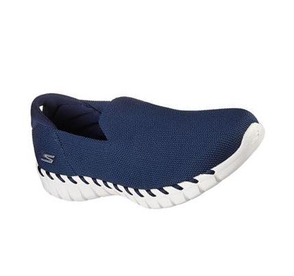 Dámské Trekové Boty Skechers GO WALK Smart 2 - Adalyn Tmavě Blankyt | CZ_52138