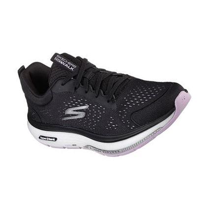 Dámské Trekové Boty Skechers GO WALK Workout Walker - Outpace Černé Levandule | CZ_A623D
