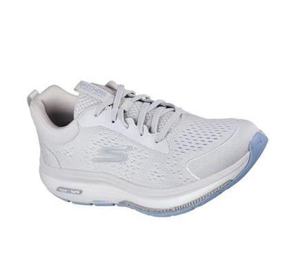 Dámské Trekové Boty Skechers GO WALK Workout Walker - Outpace Šedé Světle Blankyt | CZ_A648B