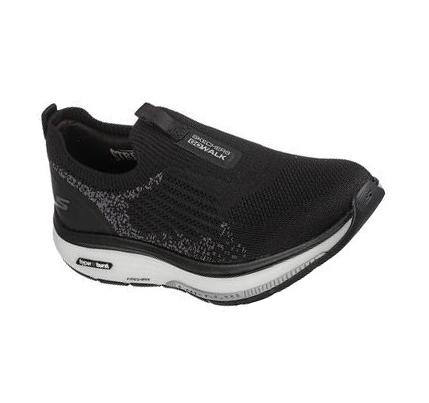Dámské Trekové Boty Skechers GO WALK Workout Walker - Quick Motion Černé Bílé | CZ_A723E
