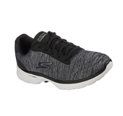 Dámské Trekové Boty Skechers GOwalk 6 - Magic Melody Černé Bílé | CZ_6473Q