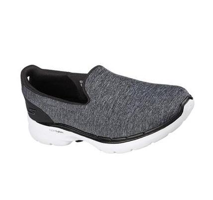 Dámské Trekové Boty Skechers GOwalk 6 - Grand Horizon Černé Bílé | CZ_73978