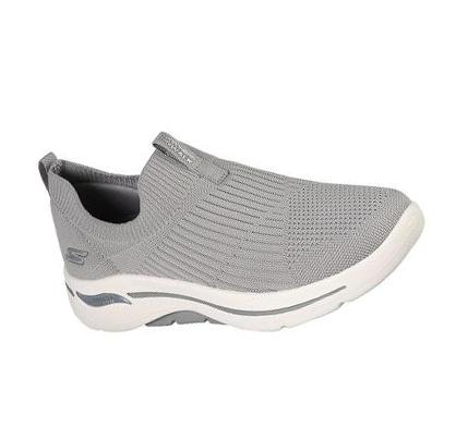 Dámské Trekové Boty Skechers GOwalk Arch Fit - Iconic Šedé | CZ_5199Q