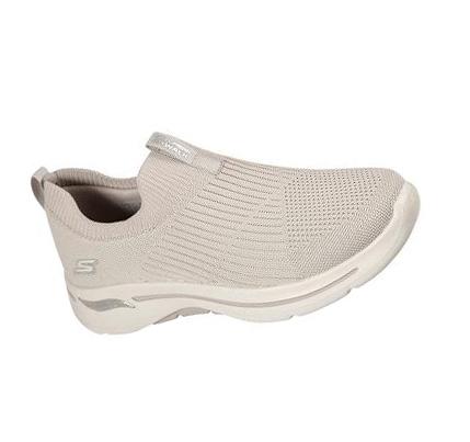 Dámské Trekové Boty Skechers GOwalk Arch Fit - Iconic Šedé Hnědé | CZ_5438W