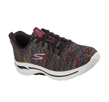 Dámské Trekové Boty Skechers GOwalk Arch Fit - Glee Černé Viacfarebný | CZ_6548B
