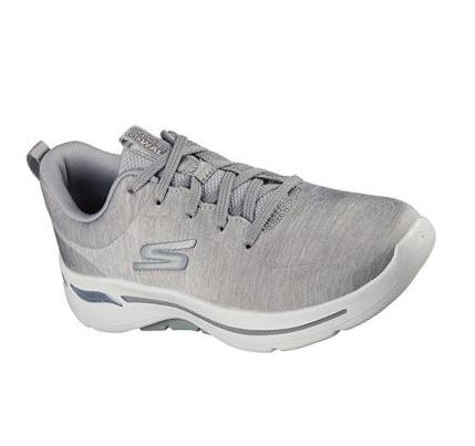 Dámské Trekové Boty Skechers GOwalk Arch Fit - Moon Shadows Šedé | CZ_6673D