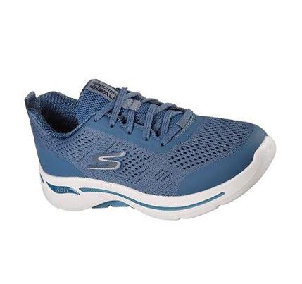 Dámské Trekové Boty Skechers GOwalk Arch Fit - Motion Breeze Blankyt | CZ_67738