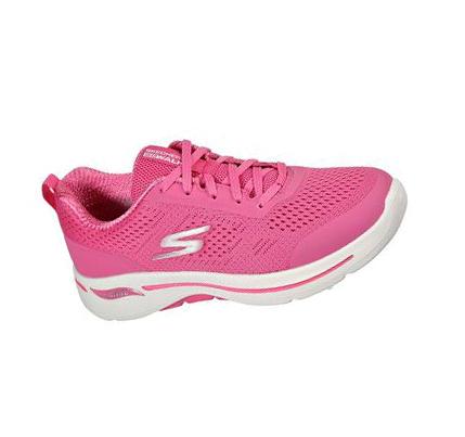 Dámské Trekové Boty Skechers GOwalk Arch Fit - Motion Breeze Růžové | CZ_67980