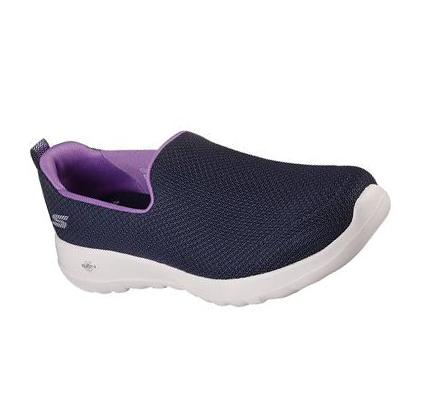 Dámské Trekové Boty Skechers GOwalk Joy - Danil Tmavě Blankyt Levandule | CZ_5299G