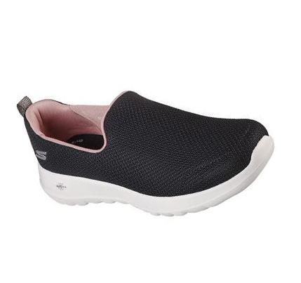 Dámské Trekové Boty Skechers GOwalk Joy - Danil Černé Růžové | CZ_5538A