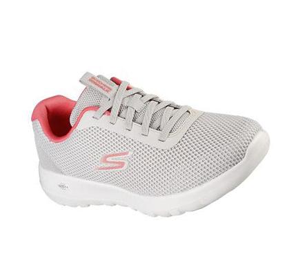 Dámské Trekové Boty Skechers GOwalk Joy - Light Motion Bílé Růžové | CZ_5638B