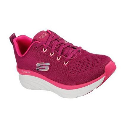 Dámské Trekové Boty Skechers Relaxed Fit: D'Lux Walker - Fresh Finesse Fialové | CZ_3423D