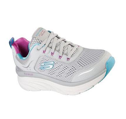 Dámské Trekové Boty Skechers Relaxed Fit: D'Lux Walker - Infinite Motion Šedé Viacfarebný | CZ_3473B