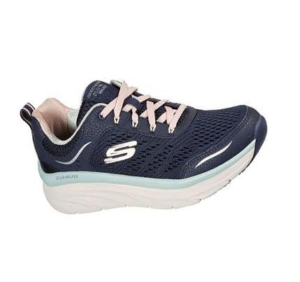 Dámské Trekové Boty Skechers Relaxed Fit: D'Lux Walker - Infinite Motion Tmavě Blankyt Světle Blankyt | CZ_6909E
