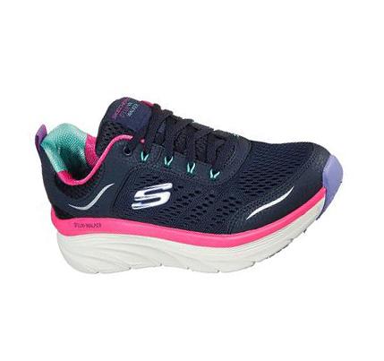 Dámské Trekové Boty Skechers Relaxed Fit: D'Lux Walker - Infinite Motion Tmavě Blankyt Viacfarebný | CZ_6919P