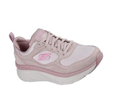 Dámské Trekové Boty Skechers Relaxed Fit: D'Lux Walker - New Moment Levandule | CZ_69345