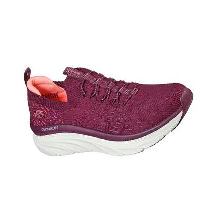Dámské Trekové Boty Skechers Relaxed Fit: D'Lux Walker - Star Stunner Fialové | CZ_69690