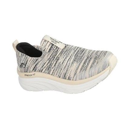 Dámské Trekové Boty Skechers Relaxed Fit: D'Lux Walker - Quick Upgrade Béžový Černé | CZ_I351Q