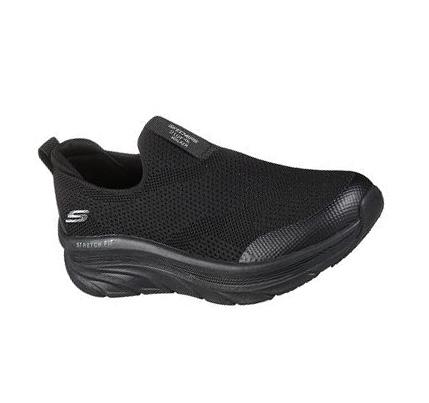 Dámské Trekové Boty Skechers Relaxed Fit: D'Lux Walker - Quick Upgrade Černé | CZ_I367B