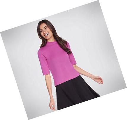 Dámské Tričko Skechers Apparel Moment Fialové | CZ_41720